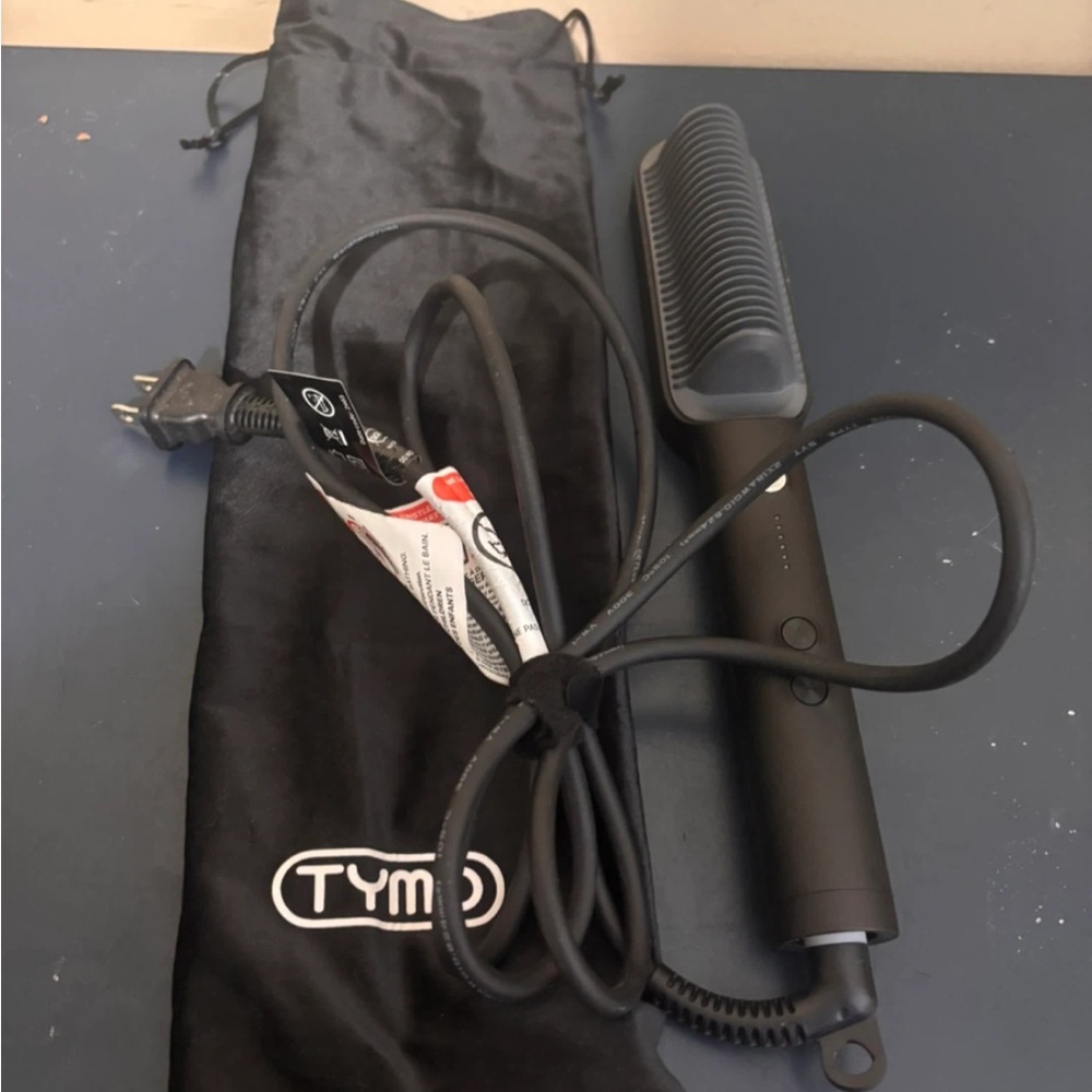 TYMO Black Hair Straightening Brush